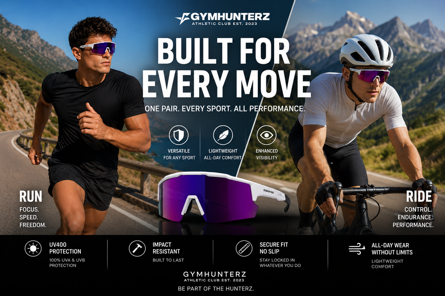 Sunglasses Ultra Sports - Purple