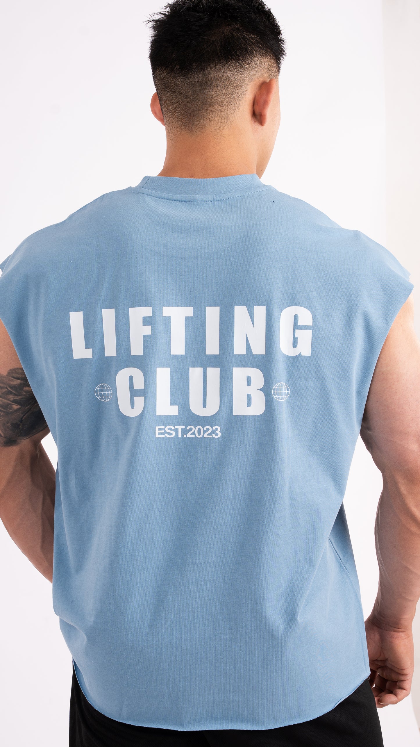 Lifting Club Tank - Sky Blue