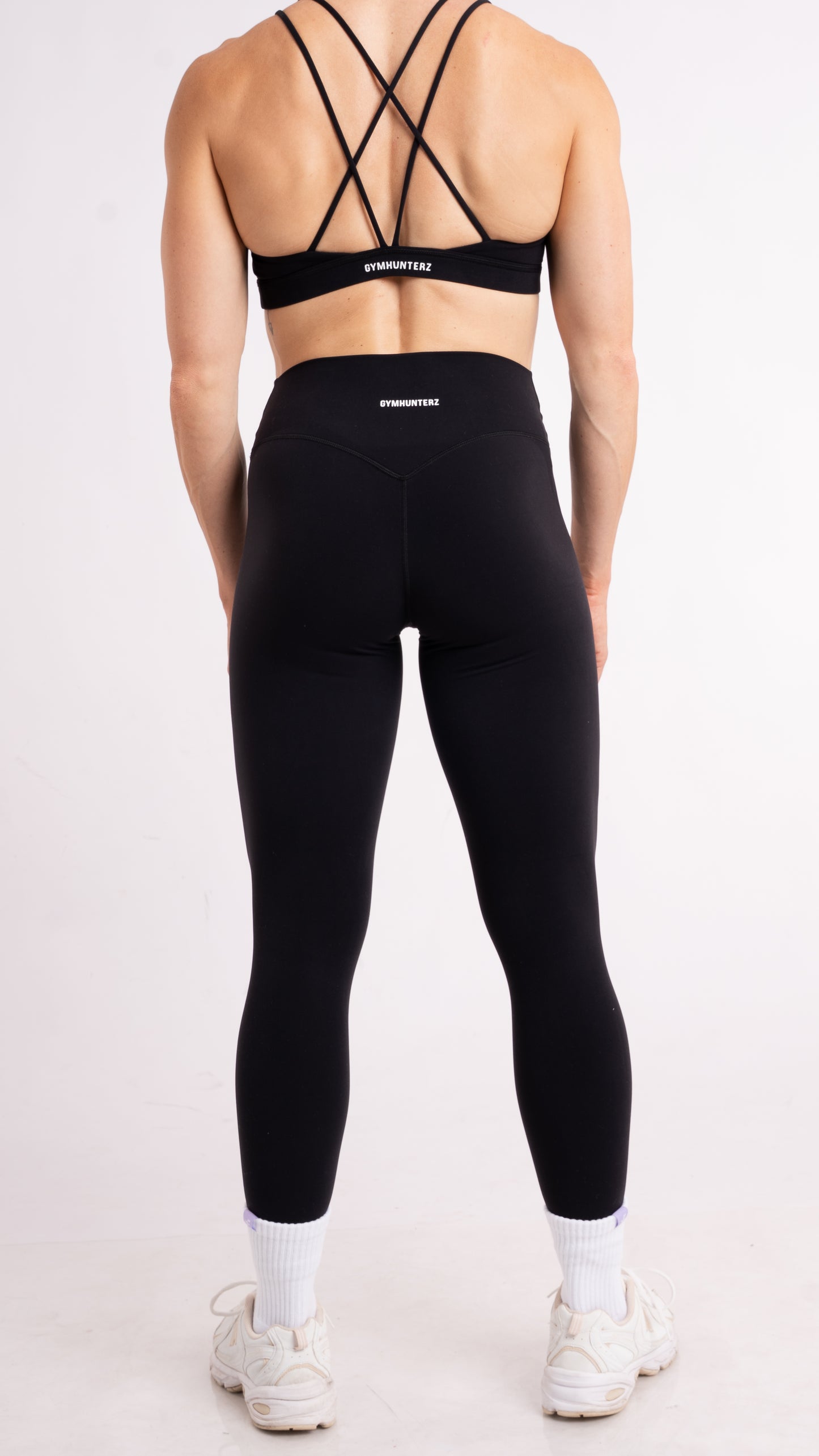 Strappy Sports Bra - Black