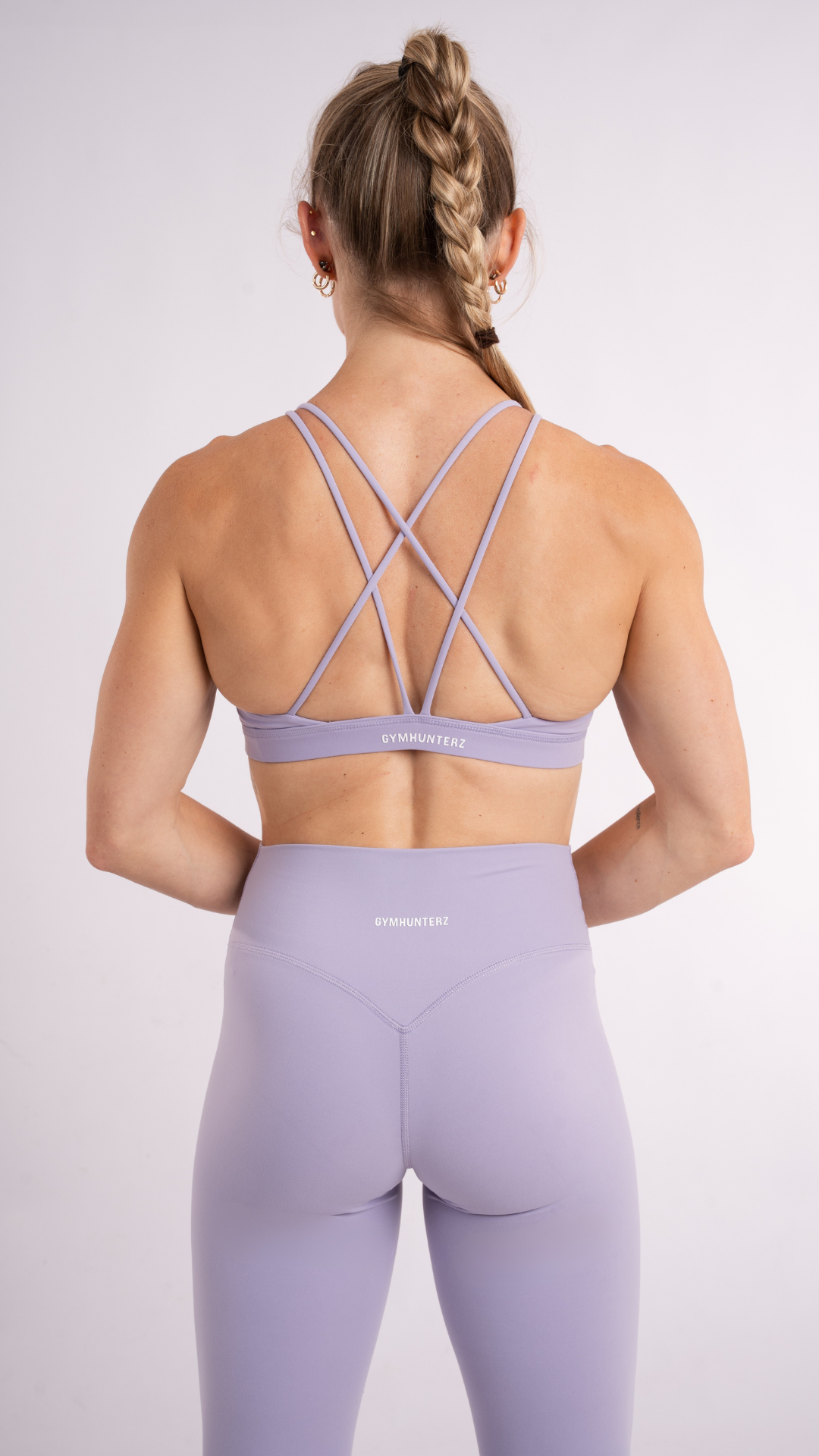 Strappy Sports Bra - Lilac