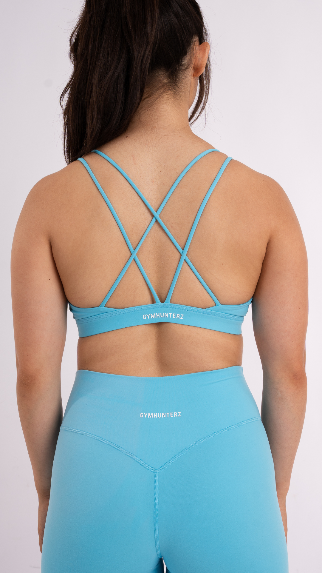 Strappy Sports Bra - Blue
