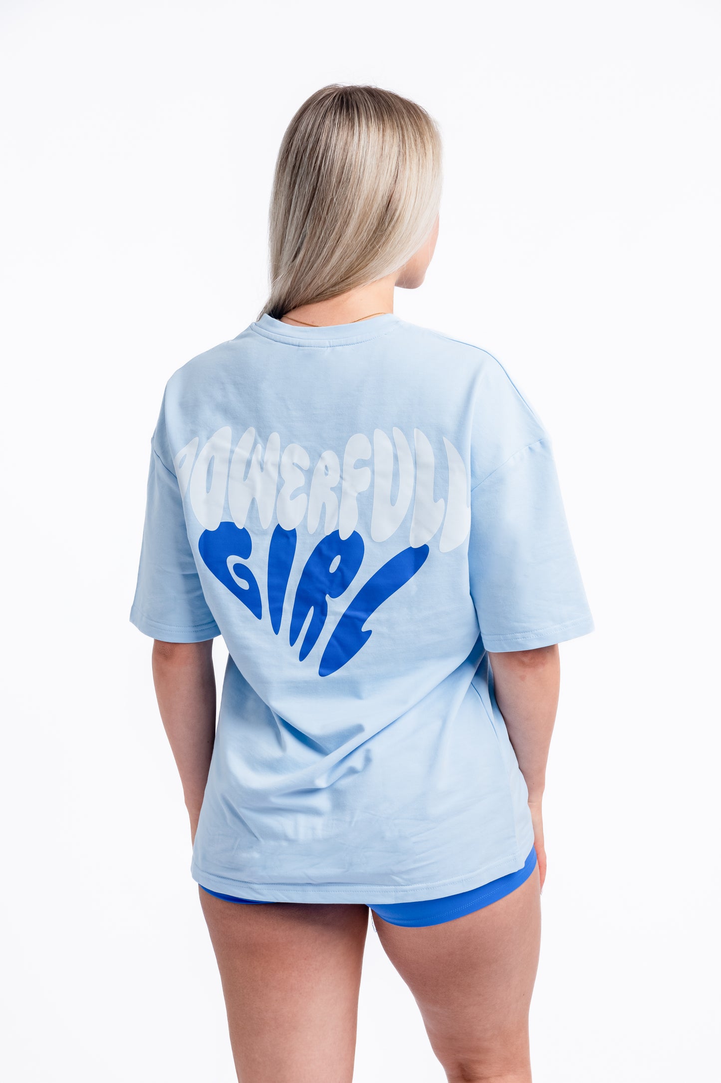 Power Girl Tee - Blue