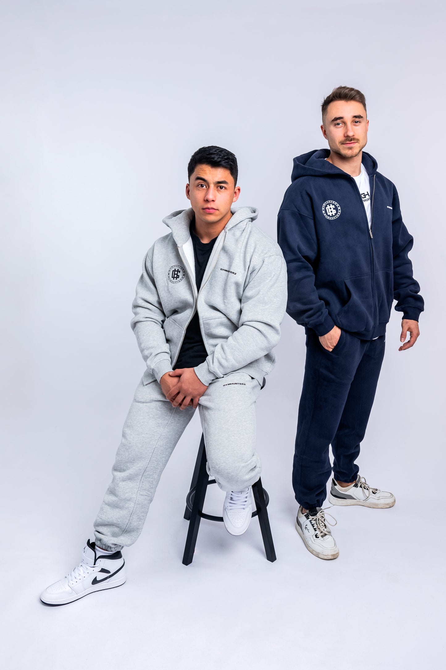 Stronger Zip Up Hoodie - Grey