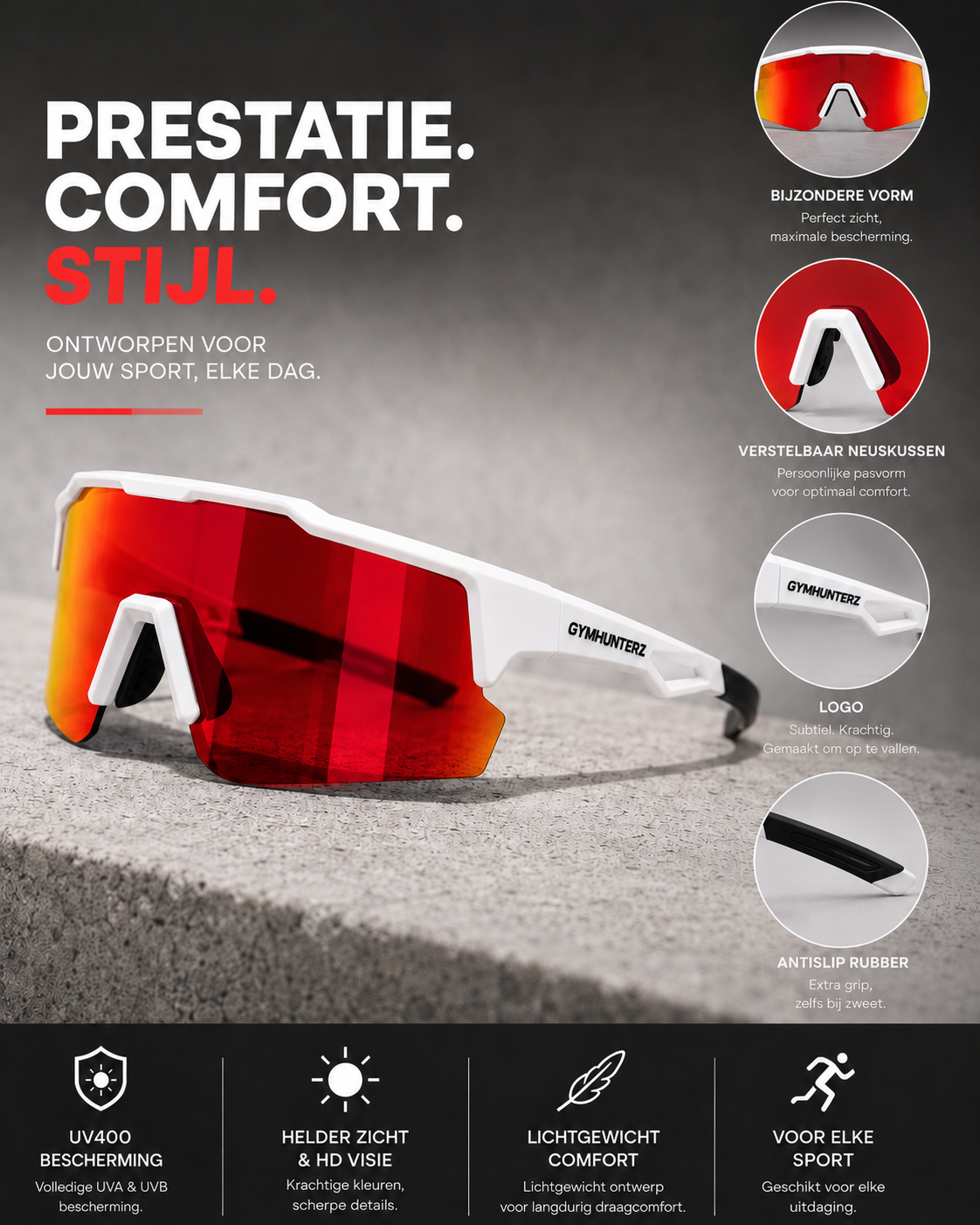 Sunglasses Ultra Sports - Red