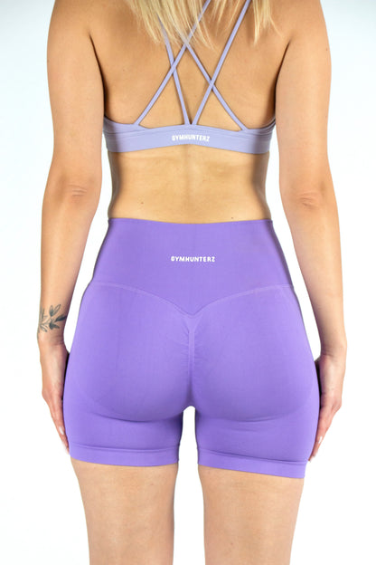 Strappy Sport Bra - Purple
