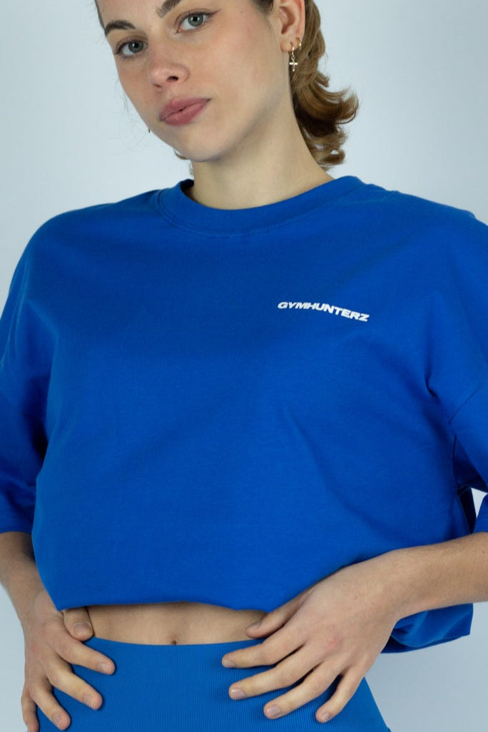 Oversized T-shirt - Blue