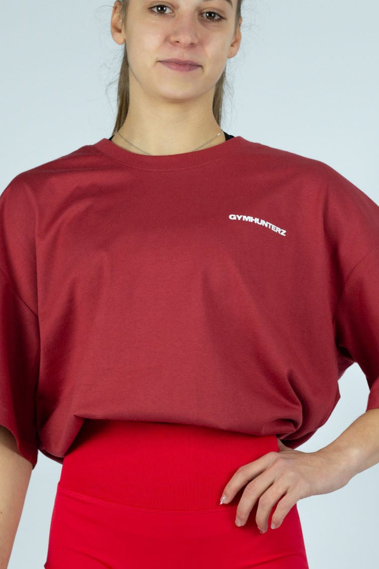 Oversized T-shirt - Red