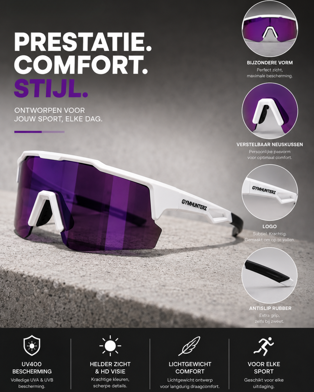 Sunglasses Ultra Sports - Purple