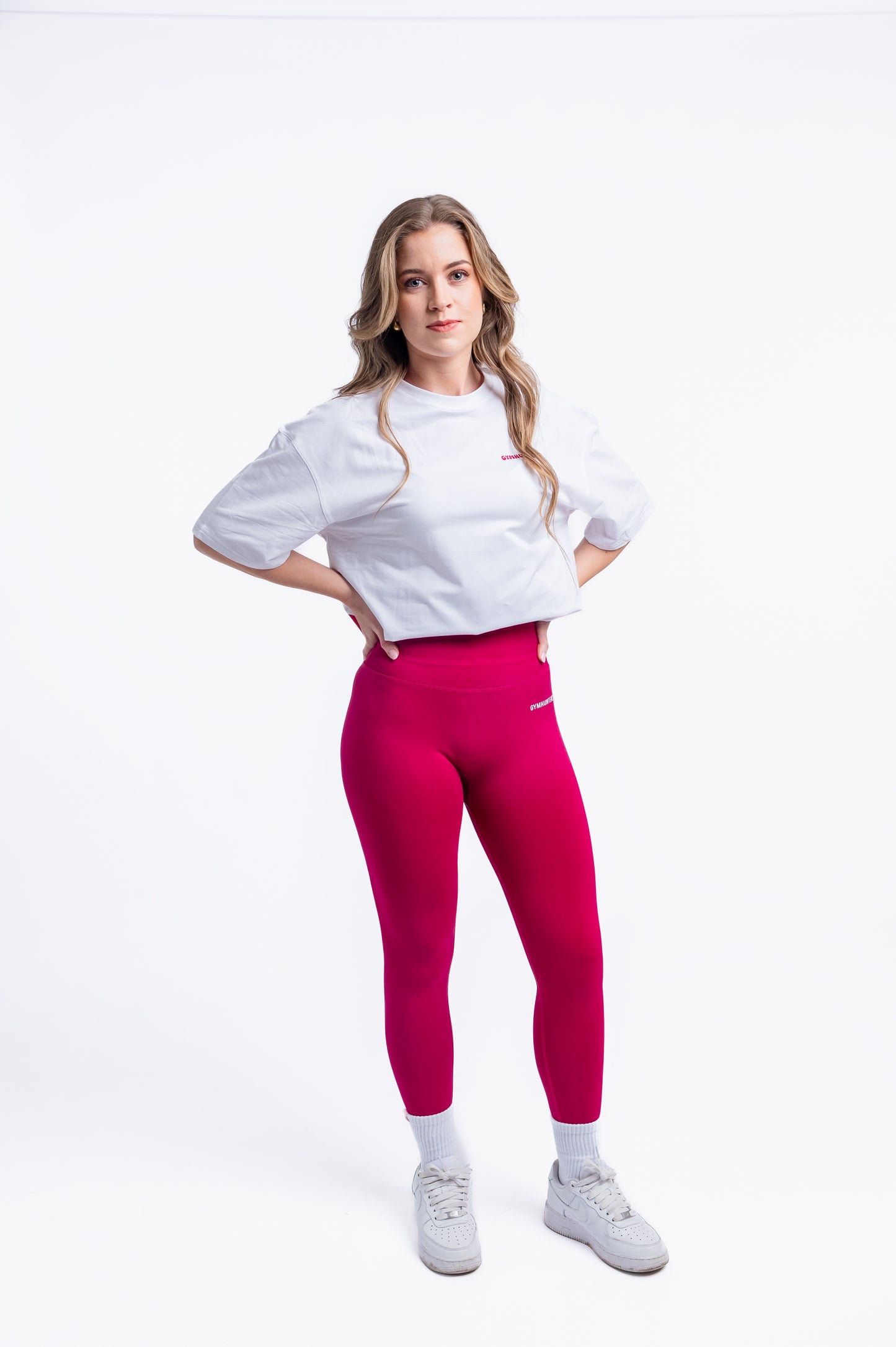 Booty pump Legging - Berry Red